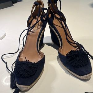 Aquazzura High Wedge Espadrilles